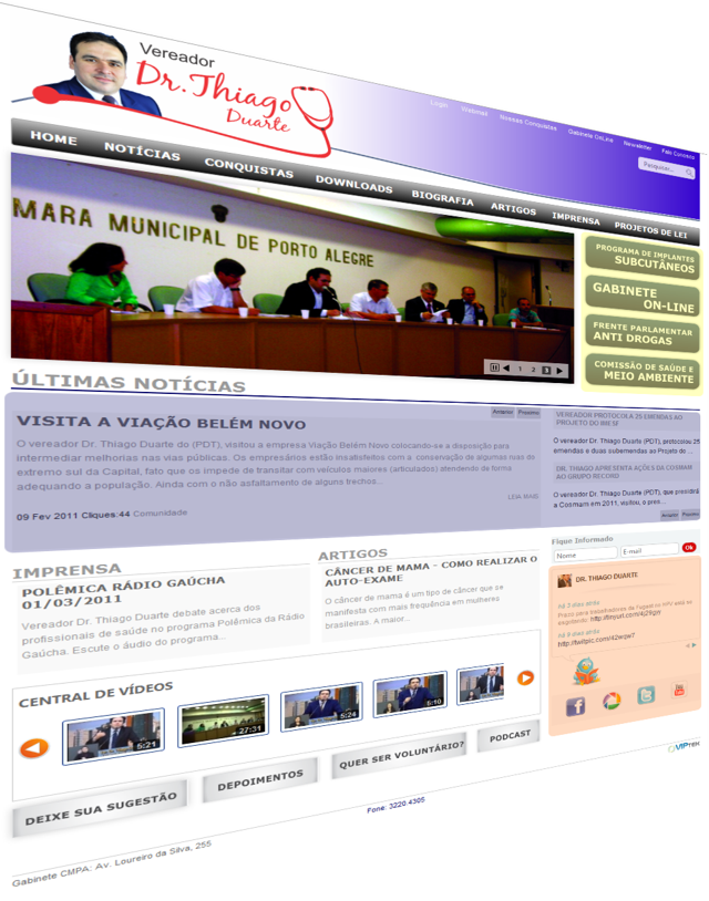 Novo Website Dr. Thiago Duarte