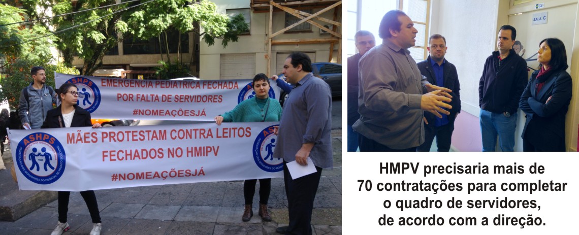 Reunião da Comissão de Saúde e Meio Ambiente no Hospital Materno Infantil Presidente Vargas